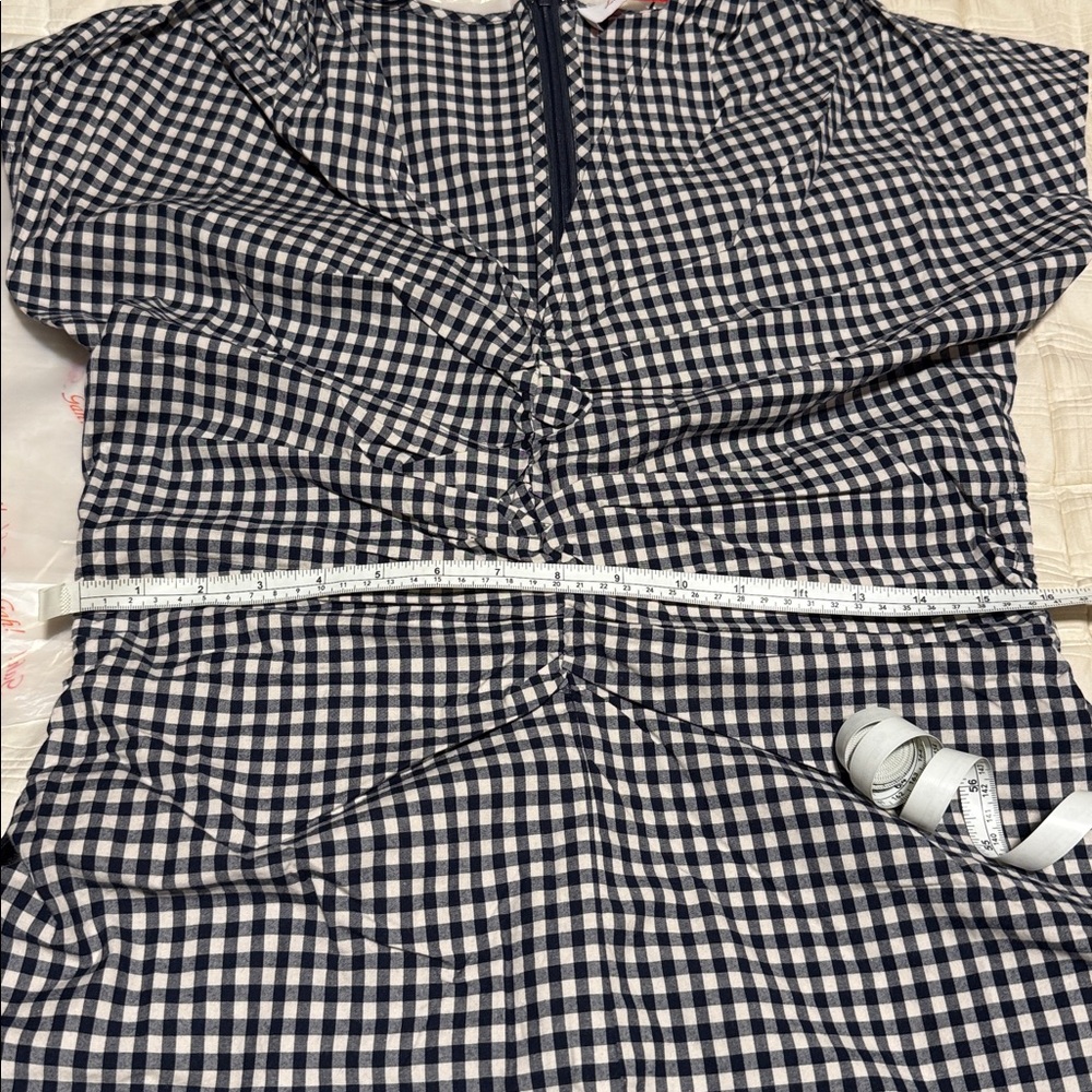 Anthropologie - Lisa Says Gah Felicity Dress - Midnight Check - Large - BNWT - Picture 7 of 7